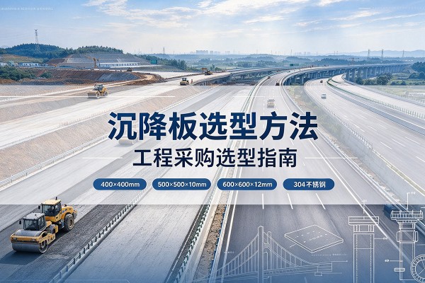 南木林沉降板选择方法