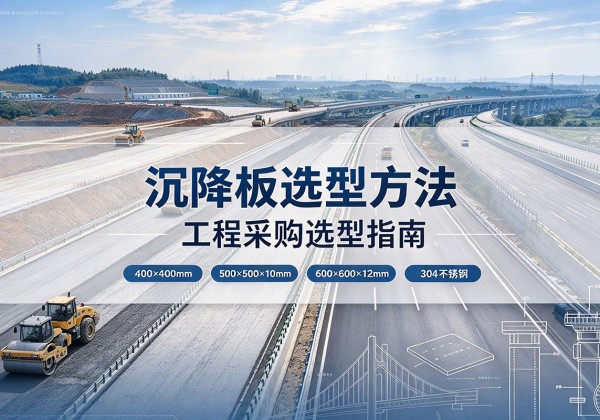 南木林沉降板选择方法